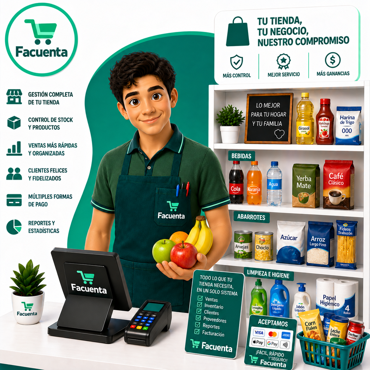 Tiendas en general